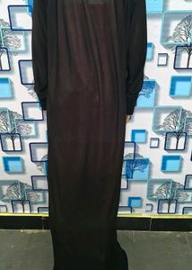 Elegant Black Burqa Jersi Stone Embroidery Design