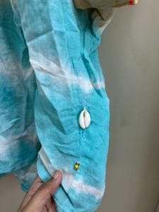Boho Palm Tree Tie-Dye Top(Brand new )Fixed price