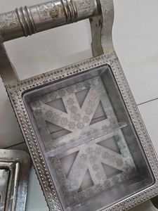 Vintage Engraved Silver Mukhvas Box