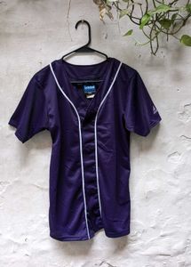 Adidas Purple Baseball Jersey