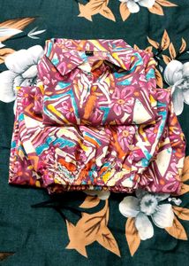 5XL Colorful Patterned Pajama Set
