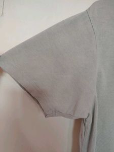 womens Grey Basic T-Shirt