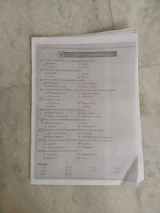 ICSE CHEMISTRY OBJECTIVE ASSIGNMENT QUESTIONS