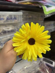 Bright Yellow Flower Hair Clip