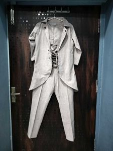 Women's Lace-Up Co-Ord Set with Blazer