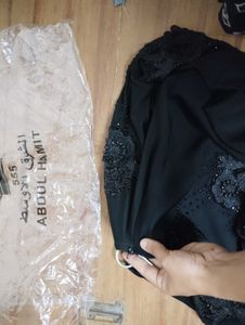 Elegant Black Arabic Style Abaya
