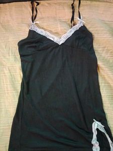 Black Lace Pajama Sexy Shorts Set