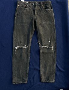 Levi's Distressed Black Jeans