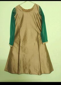 Teal Green Skirt Dress