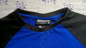 Bonkers Blue Graphic Crop Top