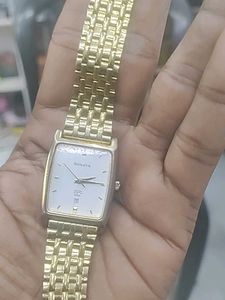 Sonata Gold Analog Watch