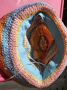 Colorful Woven Sun (beach Hat)