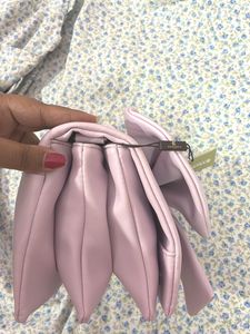 Cute Pink Bow Clutch Bag
