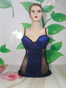 (1402)Blue Lingerie Bodysuit
