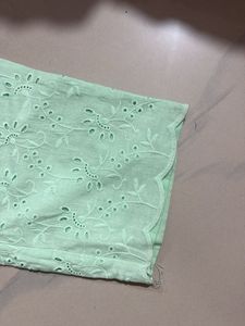 Mint Green Embroidered Pants