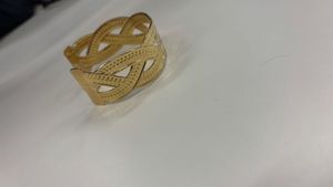 Elegant Gold Tone Cuff Bracelet