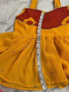 Red &amp; Yellow Dhoti Pants