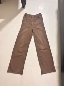 🍂🍂H&amp;M Brown Wide Leg Jeans