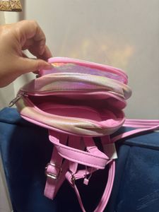 Sparkly Pink Heart Backpack