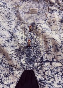 Bohemian cold shoulder long Top