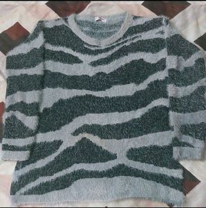 B.copline fur wollen Cardigan