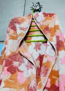 Floral Print knit Shawl