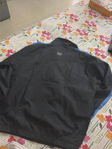 Men's Black &amp; Blue Track Jacket