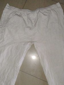 White &amp; Turquoise Full Pants