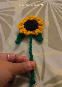 sunflower crochet