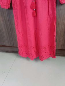 Unused BIBA Bright Coral colour Kurta-size 34