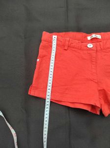 Red Summer Shorts