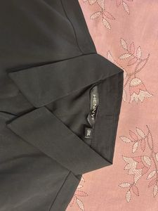 Classic Black Collared Button-Up Shirt
