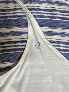 Under Armour White Athletic Tank Top