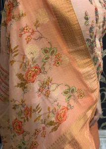 Peach Embroidered Salwar Kameez Set