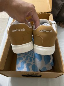 Solethreads tan sneakers