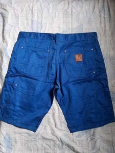 Men's Blue Cargo Shorts