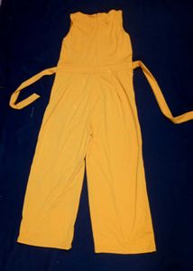 Solid Sleeveless Jumpsuit