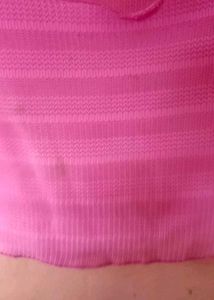 ZARA Women's Pink Textured Crop Top