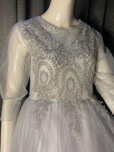 Elegant Embroidered Evening Gown