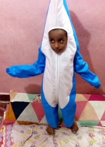 Blue Whale Costume For Fancy Dress Competition