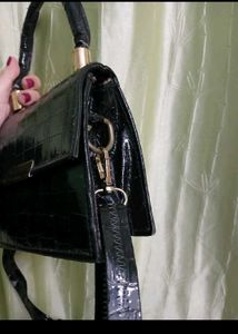 Black mini handbag