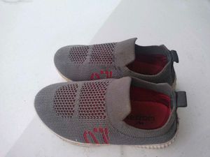 Men's Grey Slip-On Sneakers