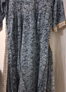 Elegant Blue Kurta Set with Dupatta
