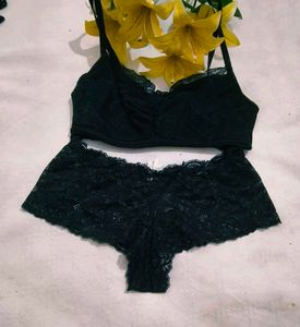 Very Sexy And Beautiful Net Bra With Brief