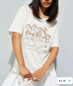 Cream Ranch Ready Graphic T-Shirt