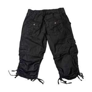 Y2K Cargo Capris - Brown