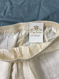 Embellished Cream Palazzo