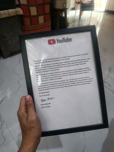 Youtube Certificate
