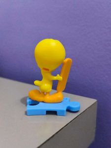 Cute Tweety Bird Mirror Figurine Toy