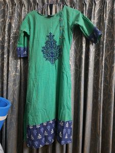Peacock Green Kurta